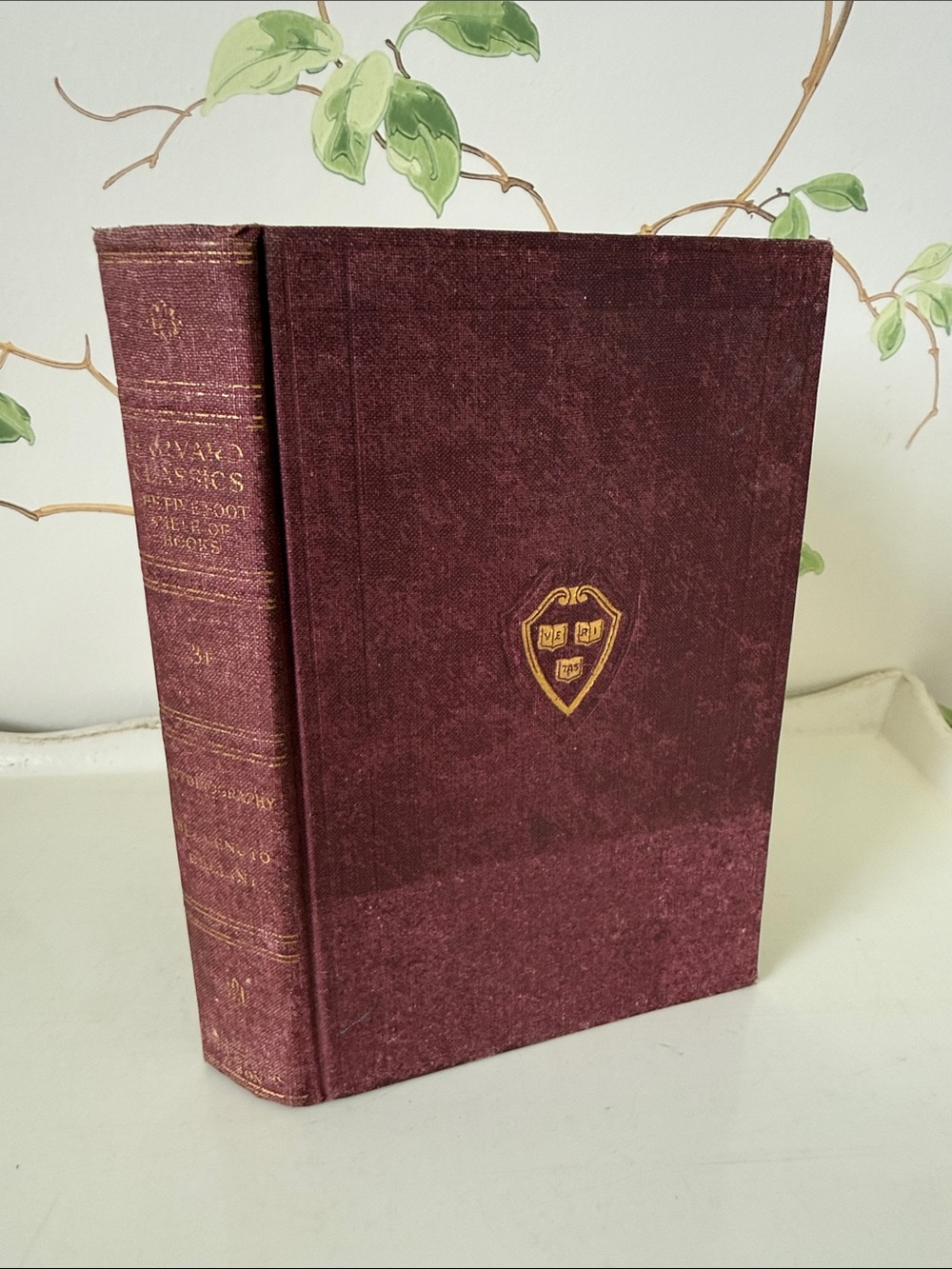 Antique 1910 Harvard Classics The Autobiography of Benvenuto Cellini Book